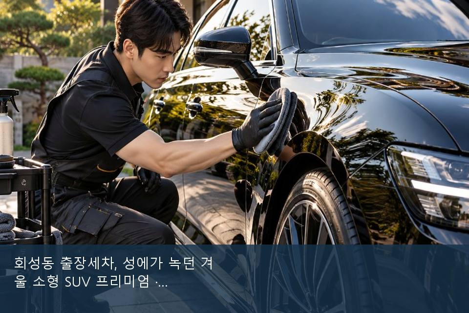 회성동 출장세차, 성에가 녹던 겨울 소형 SUV 프리미엄 · 주차장에서 부른 날